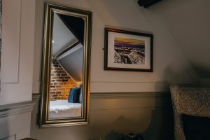 Hotel room mirror and picture | Hotel in Barrow in Furness
