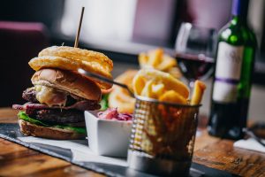 Burger with Fries and Slaw | Restaurant in Barrow in Furness
